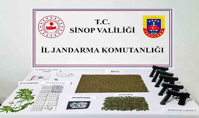 Sinop merkezli uyuşturucu operasyonu: 19 gözaltı