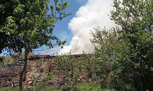 Sinop'ta ev yangını: 2 yaralı