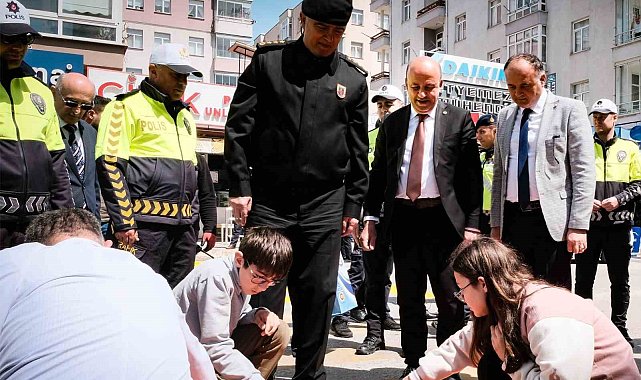 Sinop'ta Trafik Haftası etkinliği