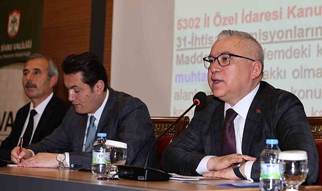 Sivas Valisi Şimşek: "Muhtarlarımız kuşkusuz, devlet millet bütünleşmesinin en bariz göstergesidir"