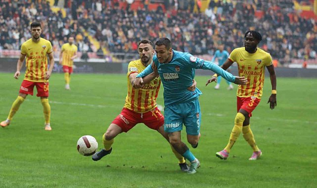 Sivasspor ile Kayserispor 34. randevuda