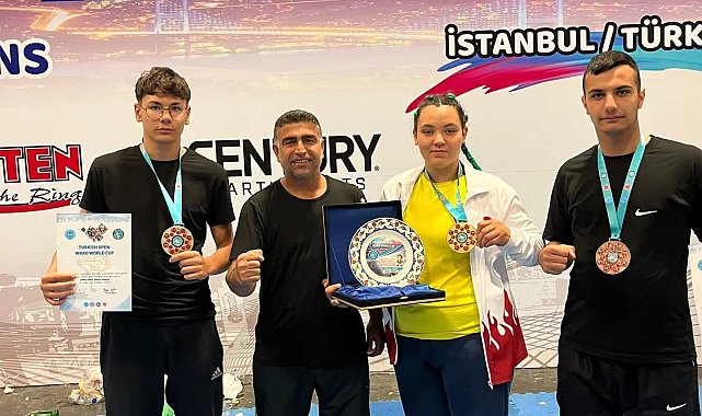 Söke'ye Kick Boks'ta üç dünya derecesi