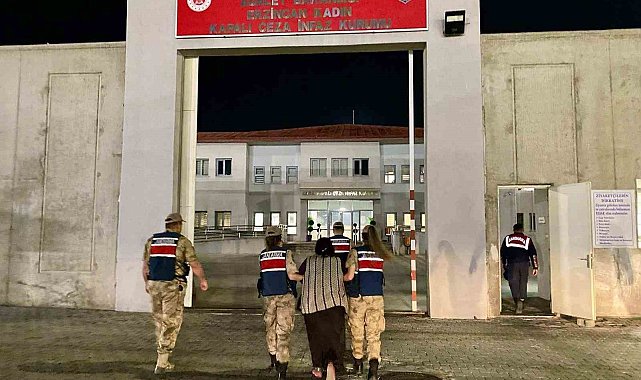 Suç makinası kadın Üzümlü'de yakalandı