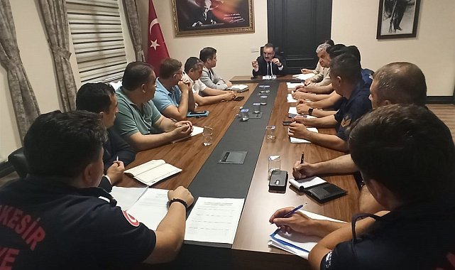 Suda boğulma olaylarının önlenmesine yönelik koordinasyon toplantısı yapıldı