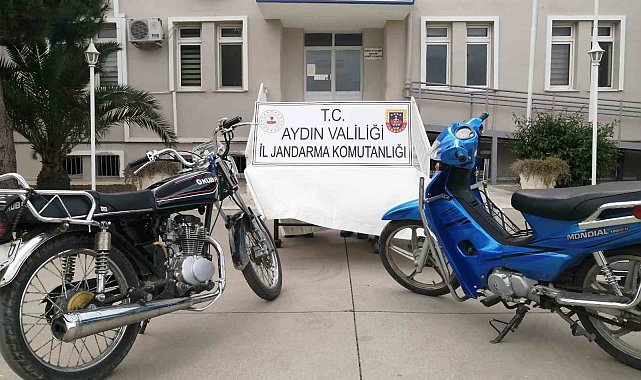 Sultanhisar'da iki motosiklet ele geçirildi