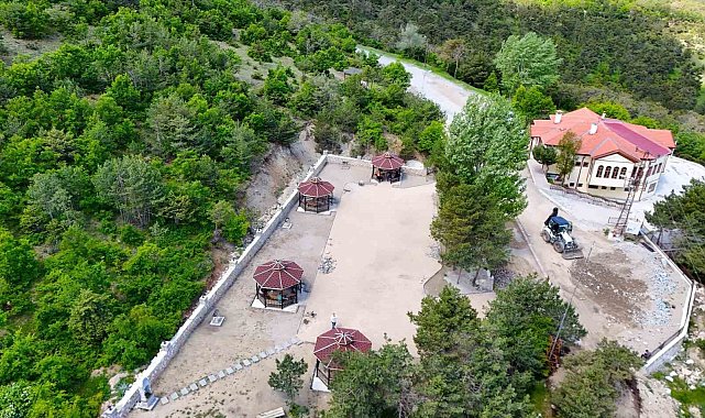 Tabiat parkının 2'nci etabı da tamamlanıyor