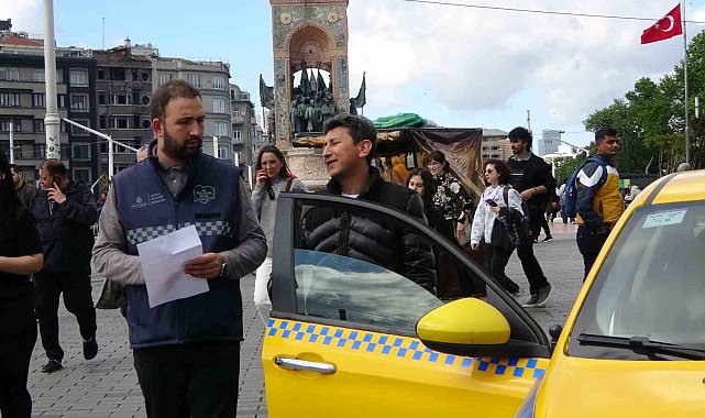 Taksilere araç içi kamera denetimi: 6 araç trafikten men edildi