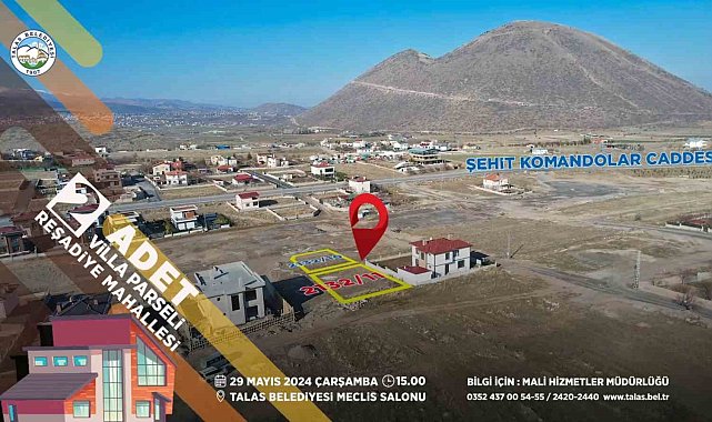 Talas Belediyesi'nden yeni yatırım fırsatları