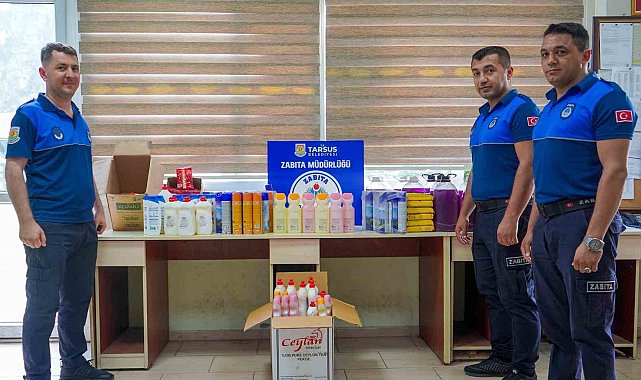 Tarsus'ta tarihi geçmiş 228 ürün ele geçirildi
