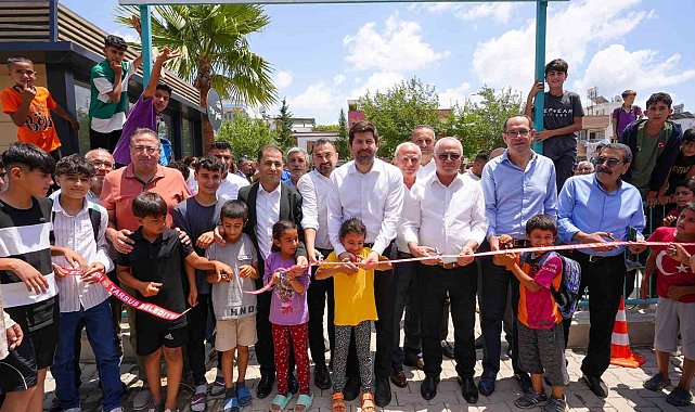 Tarsus'ta yeni park açılışı
