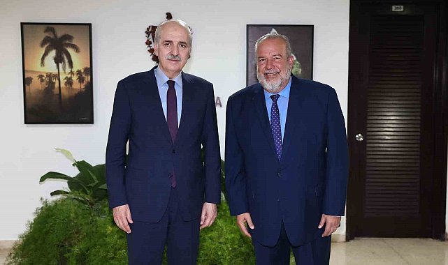 TBMM Başkanı Kurtulmuş, Küba Başbakanı Cruz ile bir araya geldi