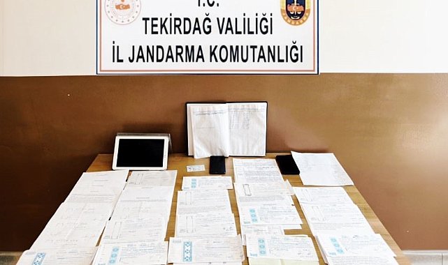 Tekirdağ Jandarmasından İstanbul'da tefecilik operasyonu