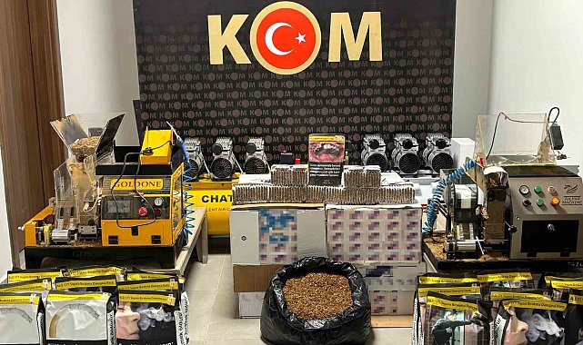Tekirdağ'da kaçak sigara operasyonu