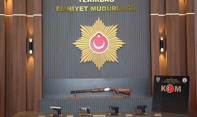 Tekirdağ'da silah tüccarlarına operasyon