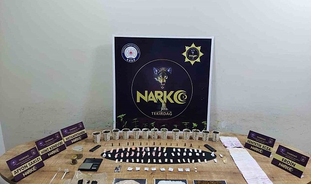 Tekirdağ'da uyuşturucu operasyonu: 3 kişi tutuklandı