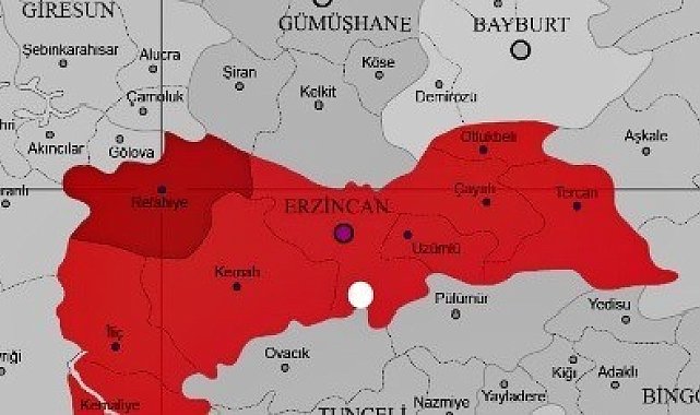Tercan'da 10 dakika aralıkla 2 deprem meydana geldi