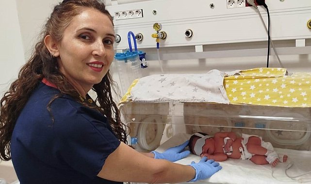 Terkedilen bebeğe hemşireler annelik yapıyor