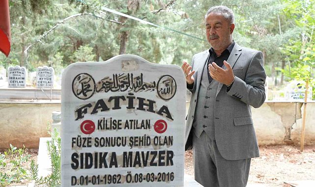 Teröristlerin roketli saldırısında hayatını kaybeden kadın, anneler gününde anıldı