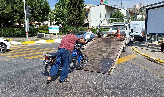 Ticari araca arkadan çarpan sürücü yaralandı