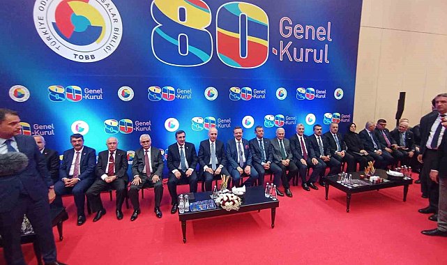 TOBB 80. Genel Kurulu akşam yemeği ATO Congresium'da yapıldı