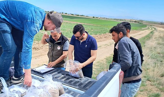 Toprak numunesi alındı