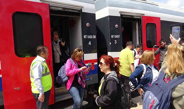 Turistik Tuz Ekspresi'nin 2. seferinde yolcular Çankırı'ya hayran kaldı