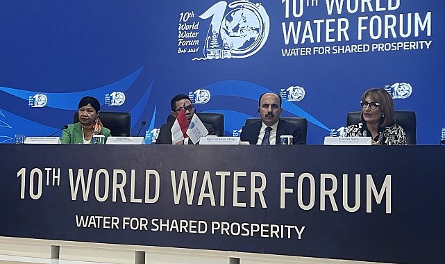 UCLG Başkanı Altay, 10. Dünya Su Forumu'nda su konusundaki adaletsizliğe, Gazze halkını su ve gıdadan mahrum bırakan soykırıma dikkat çekti