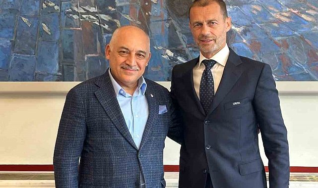 UEFA Başkanı Ceferin, TFF Başkanı Büyükekşi'yi tebrik etti