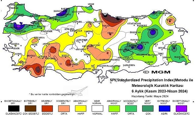 Ülkemizde 2024 yılı Nisan ayında son 53 yılın sıcaklık rekoru kırıldı