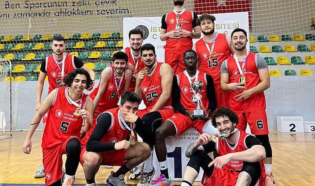 ÜNİLİG Basketbol 1. Lig şampiyonu Doğuş Üniversitesi oldu