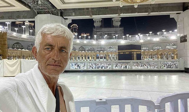 Üsküp'ten bisikletle yola çıkan hacı adayları Mekke'de