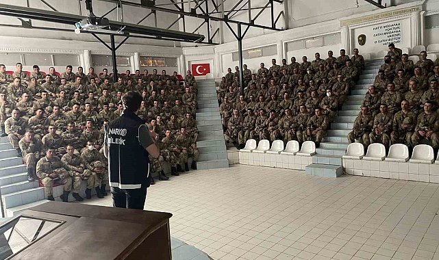 Uyuşturucuya karşı 2 bin 733 asker bilgilendirildi