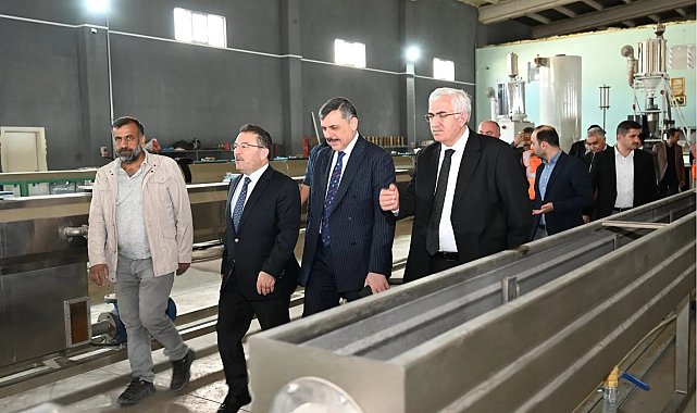 Vali Çiftçi, milletvekilleriyle 2. OSB'de incelemelerde bulundu