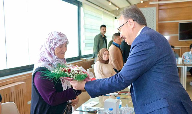 Vali Kızılkaya, Anneler Günü'nde güvenlik korucusu aileleriyle bir araya geldi