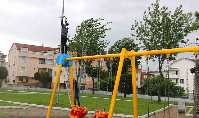 Vatandaşlar, parkları güvenlik kameralarından canlı izleyebilecek