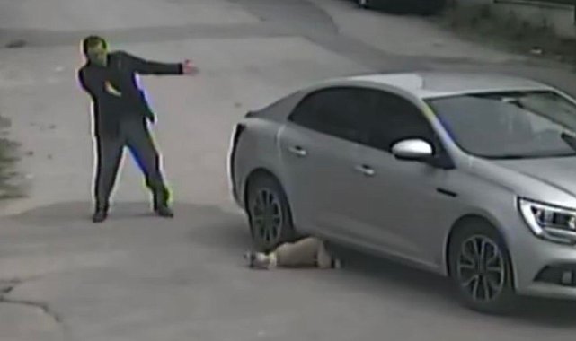 Vicdansızlığın görüntüsünü güvenlik kamerası işte böyle kaydetti