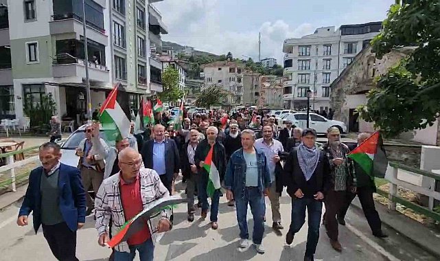 Yalova Esenköy'de 'Soykırıma Hayır' yürüyüşü
