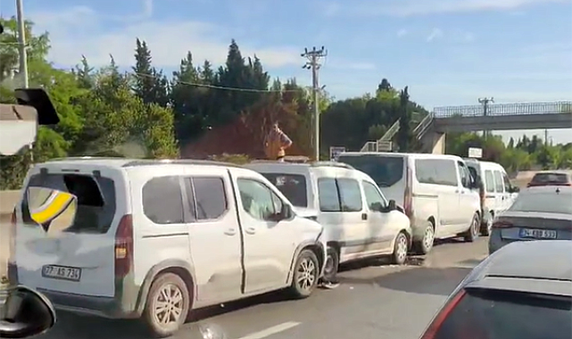 Yalova'da 5 araçlı zincirleme kaza
