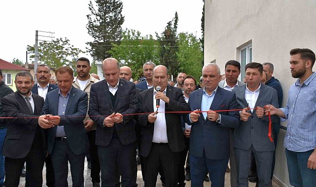 Yapımı tamamlanan cami ibadete açıldı