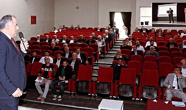 Yeni seçilen muhtarlara üretim planlanması anlatıldı