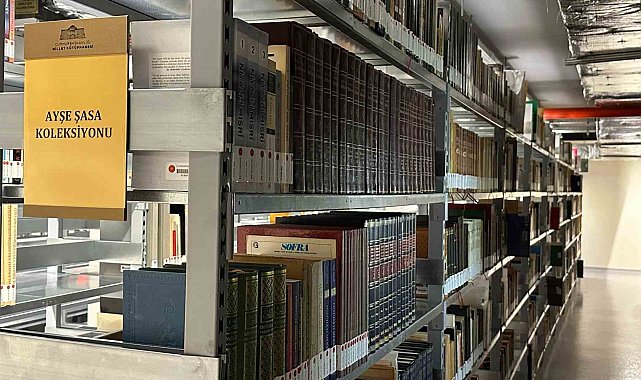 Yeşilçam senaristi Ayşe Şasa'nın kitapları Cumhurbaşkanlığı Millet Kütüphanesi'ne bağışlandı
