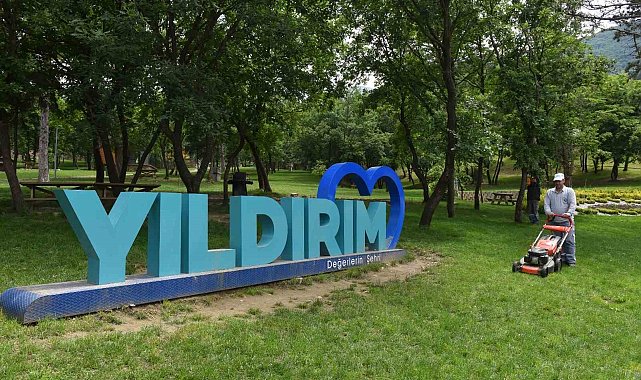 Yıldırım orman parkları yaza hazır