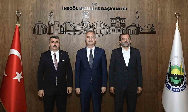 Yıldırım ve Gürsu belediyesi başkanlarından Başkan Taban'a ziyaret