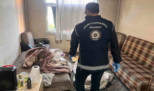 Yurda kaçak yollarla girdiği tespit edilen yabancı uyruklu 6 kişi yakalandı