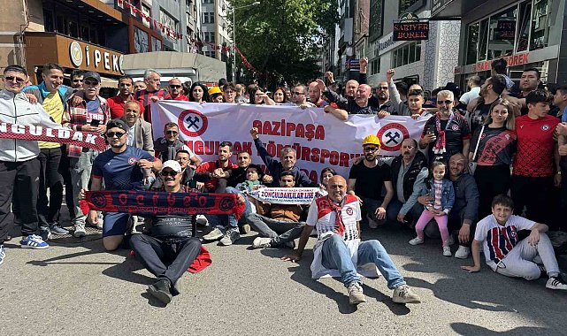 Zonguldak Kömürsporlu taraftarlar, takımları için sokağa döküldü