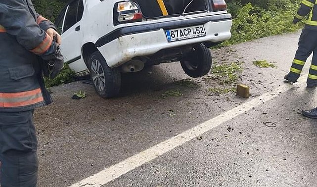 Zonguldak'ta trafik kazası; 2 yaralı