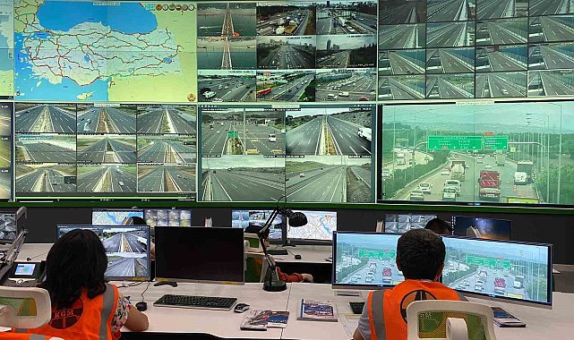 68 bin 655 kilometrelik yol 4 bin kamera ile anlık izleniyor