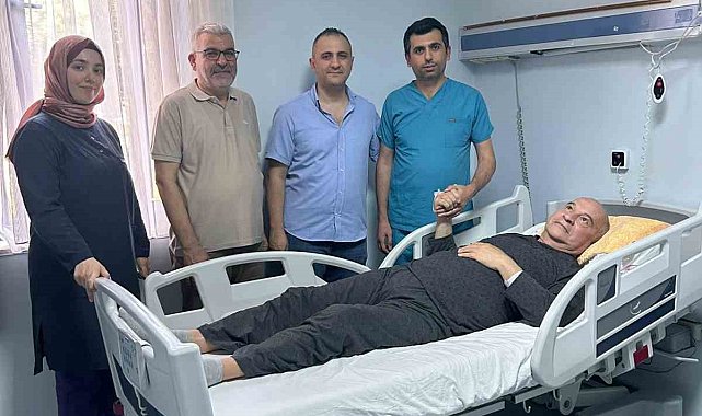 7 yıldır ayağındaki ağrı ile yaşıyordu: Ağrı piliyle şifa buldu