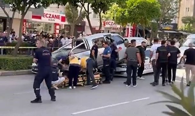 Adana'da kamyonet polis aracının üzerine uçtu: 2 yaralı