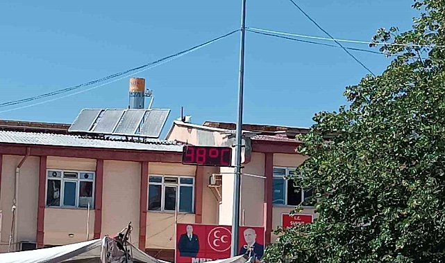 Afyonkarahisar'ın o ilçesinde termometreler 38 dereceleri gördü